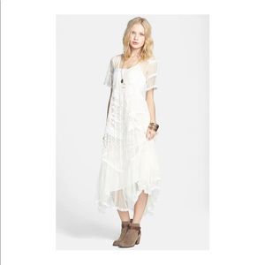 Free People Ivory “Elson” Lace Festival Maxi Dress